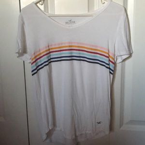 hollister flowy tee